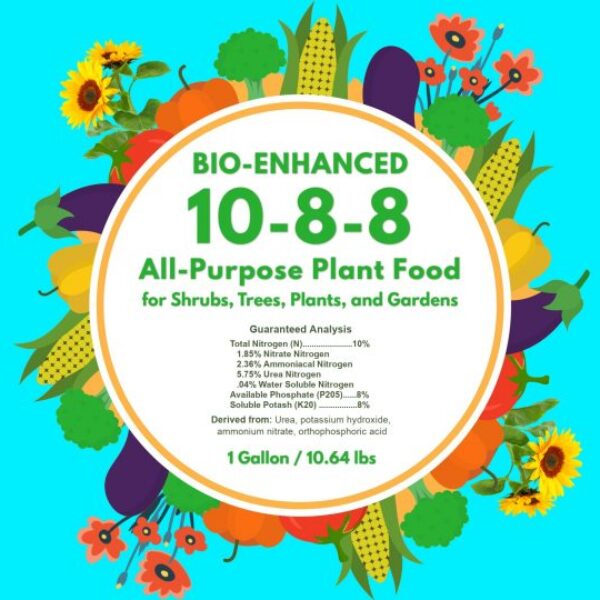 gallon label 10-8-8 all purpose plant food