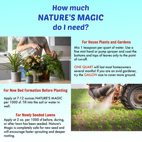 Nature's Lawn and Garden Nature's Magic how much do i need