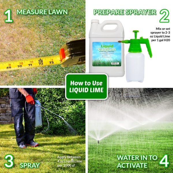 Nature's Lawn and Garen Liquid Lime how to use