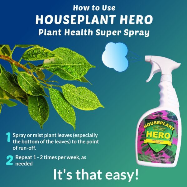 Nature's Lawn & Garden Houseplant Hero plant health super spray universal plant food how to use
