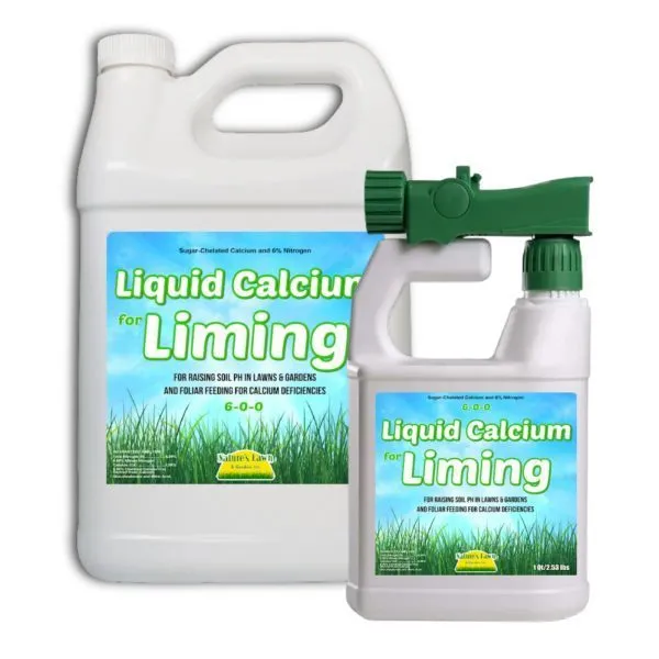 Liquid Lime Concentrate Natural Calcium Spray For Acidic Soil, Raise Soil pH For Lawns Houseplants Gardens Potted Plants - Nature's Lawn & Garden