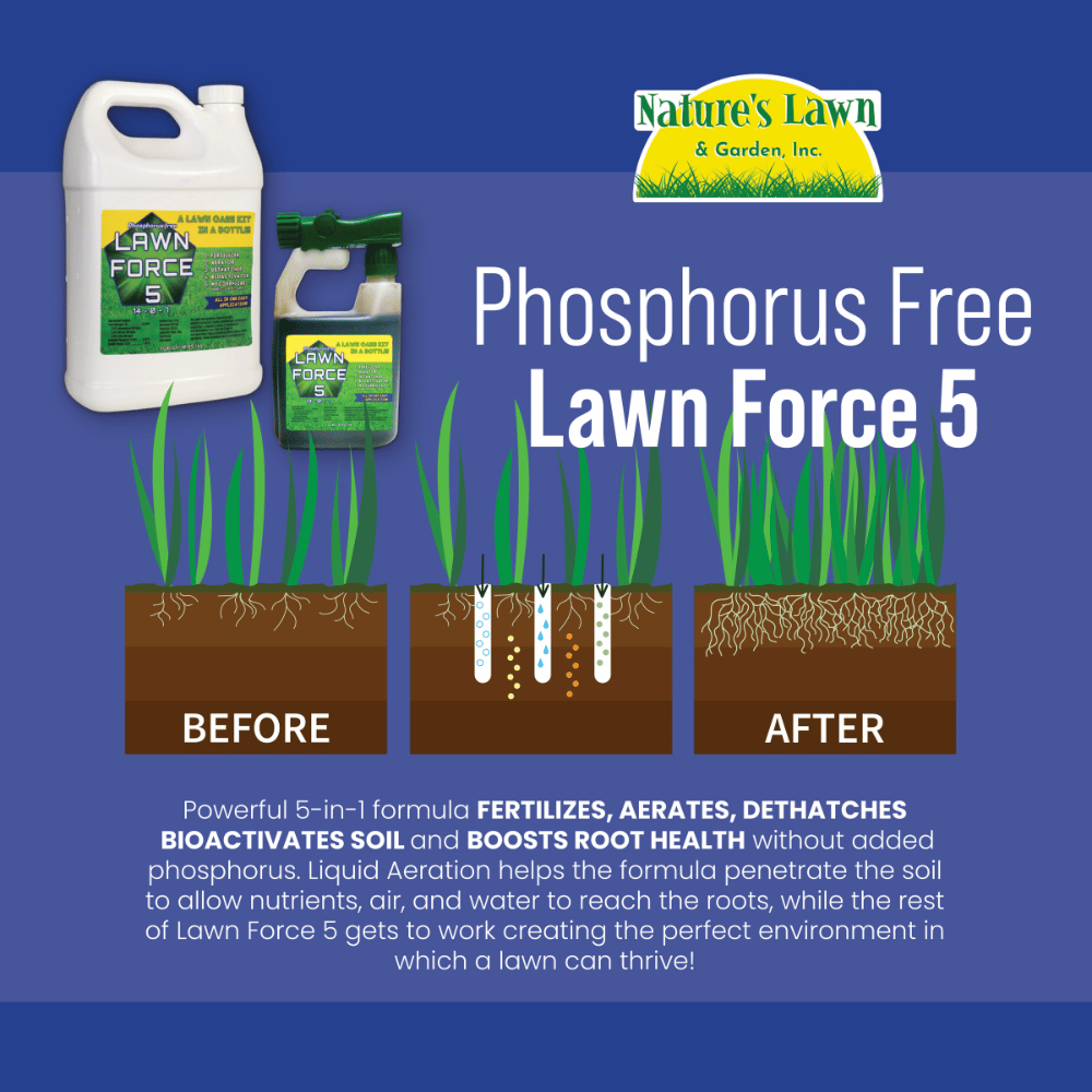 How It Works - Nature’s Lawn & Garden - Phosphorus Free Lawn Force 5