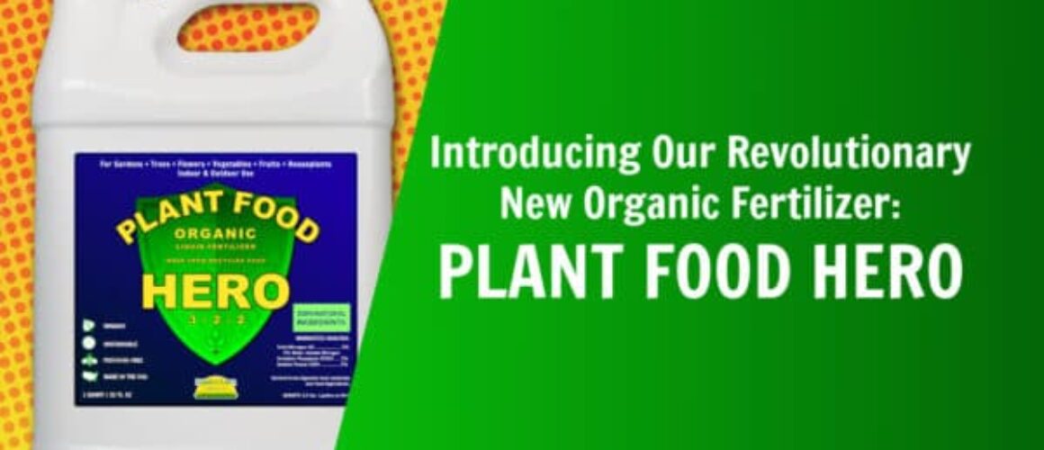 Nature's lawn and garden organic fertilizer plant food hero
