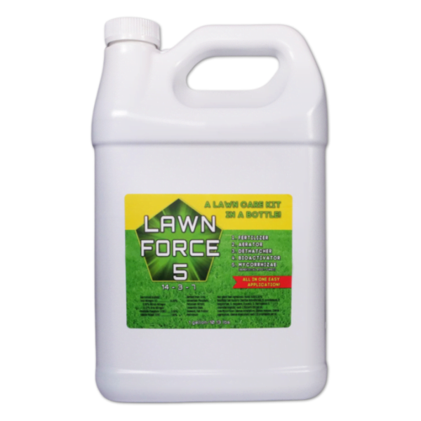 Nature’s Lawn & Garden – Bio-Enhanced 16-4-8 Liquid Fertilizer – Balanced Fertilizer for Lawns, Trees, Shrubs, & Gardens – With Humic & Fulvic Acid, Kelp, and Molasses – Non-toxic, Pet-safe