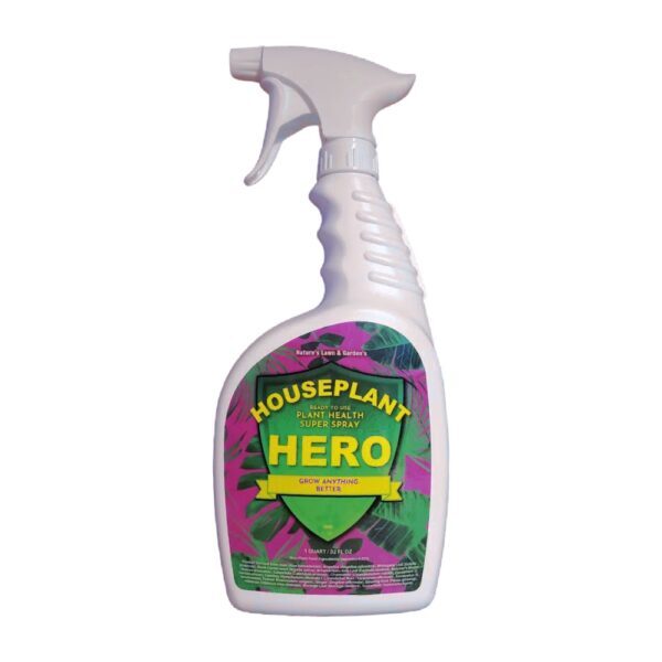 Nature’s Lawn & Garden - Houseplant Hero - Organic Indoor Plant Food for Houseplant Health - Easy Spray Bottle - Strengthen Plants, Increase Blooms, Reduce Fertilizer Costs - Non-Toxic, Pet-Safe - 32 oz