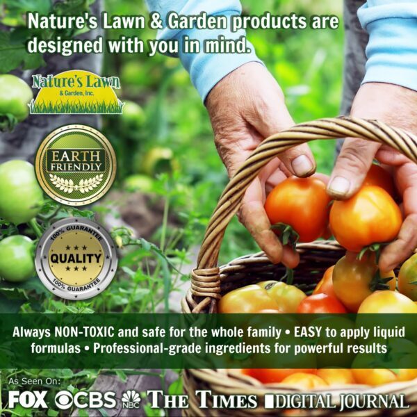 natures lawn and garden plant food hero liquid organic fertilizer UVP