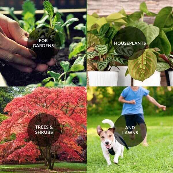 natures lawn and garden plant food hero uses