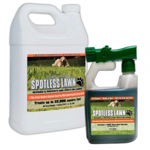 Nature's Lawn - Spotless Lawn Dog Spot Aid for Lawns - Repairs & Prevents Dog Urine Burn, Salt Damage, Nitrogen Burn - with Humic & Fulivic Acid - Non-toxic, Pet Safe